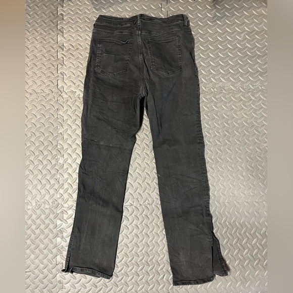 H&M High Rise Skinny Jeans with Slit at Hem Size 14 - Picture 5 of 9
